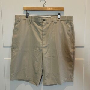 Callaway Mens Khaki Golf Shorts‎ Flat Front Performance Stretch Size 40-41